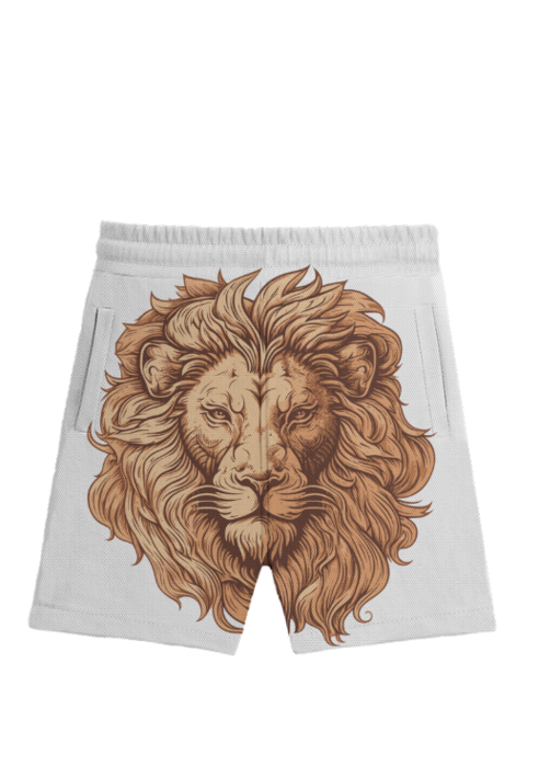 Exclusive lion printed Shorts