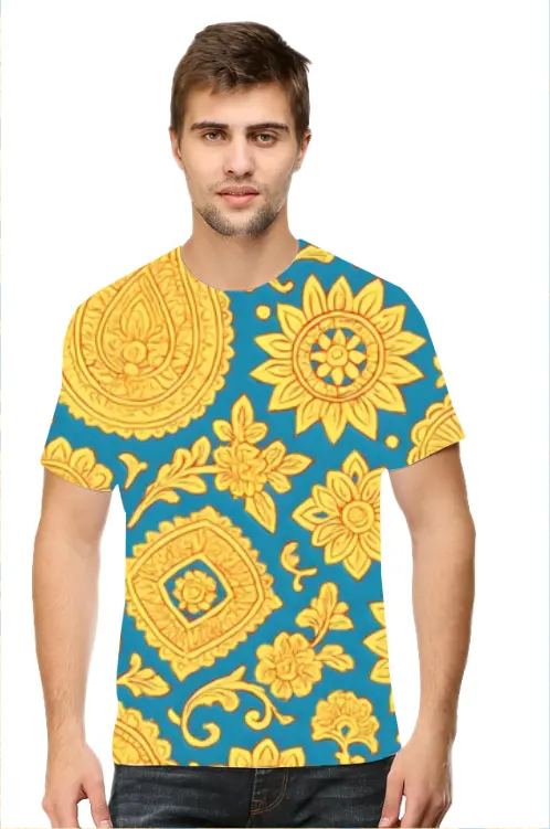 GOLDEN BLOOM OF BHUBANESWAR TEE