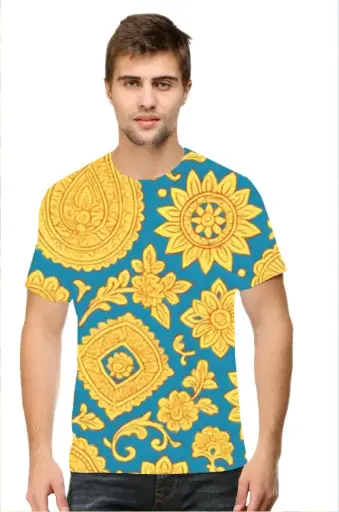 GOLDEN BLOOM OF BHUBANESWAR TEE